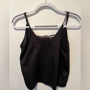 Hollister Black Camisole with adjustable straps